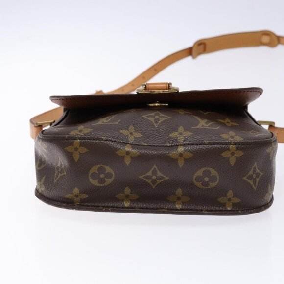 Authentic LOUIS VUITTON Monogram Saint Cloud MM Shoulder Bag M51243 LV - Picture 12 of 16